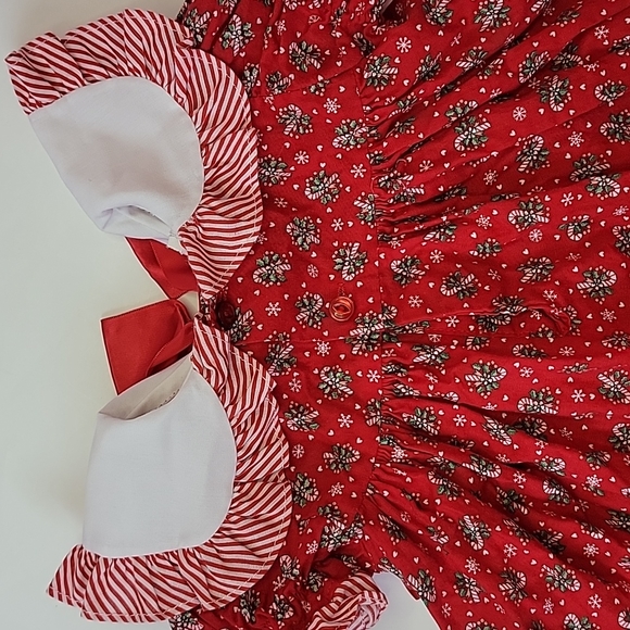 Rare Editons Infant Christmas Dress/ 12 months. - Picture 6 of 8